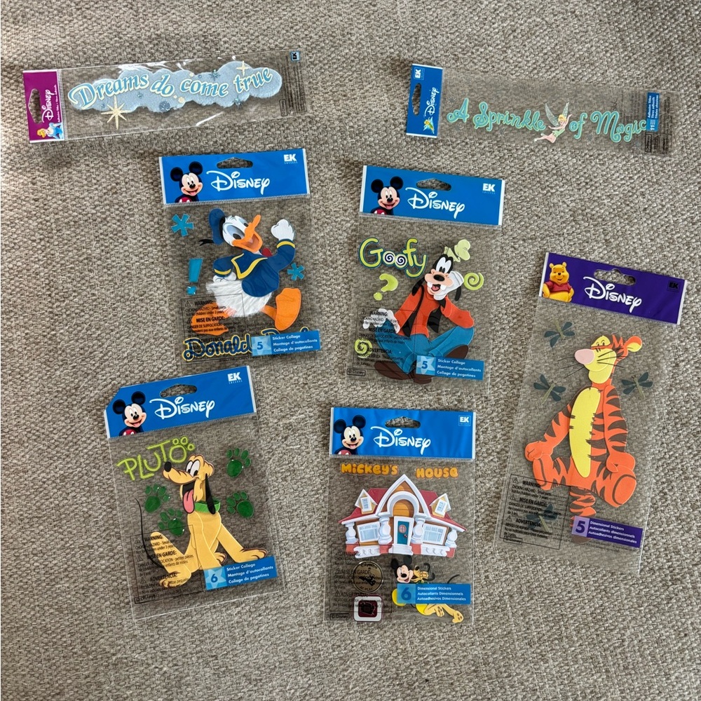 Jolee’s Boutique Disney Lot of Scrapbooking Stickers